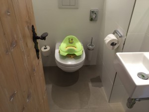 Kinder-Toilettensitz im Kinderhotel Oberjoch