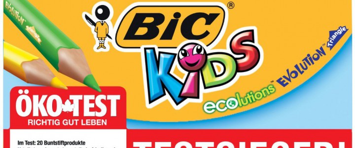 BIC KIDS Buntstifte im Buntstifte Vergleichs-Test