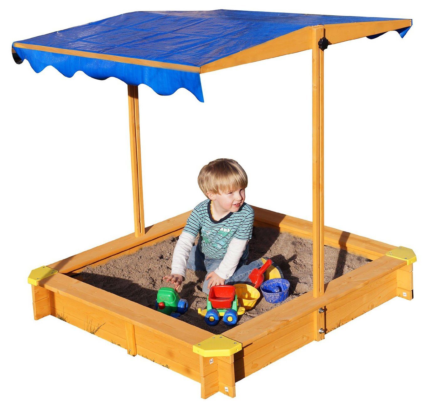 Sandkasten Vergleich Die besten Sandkästen mit und ohne Dach