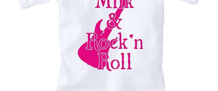 Lustige Strampler - LOVE MILK and ROCKN ROLL