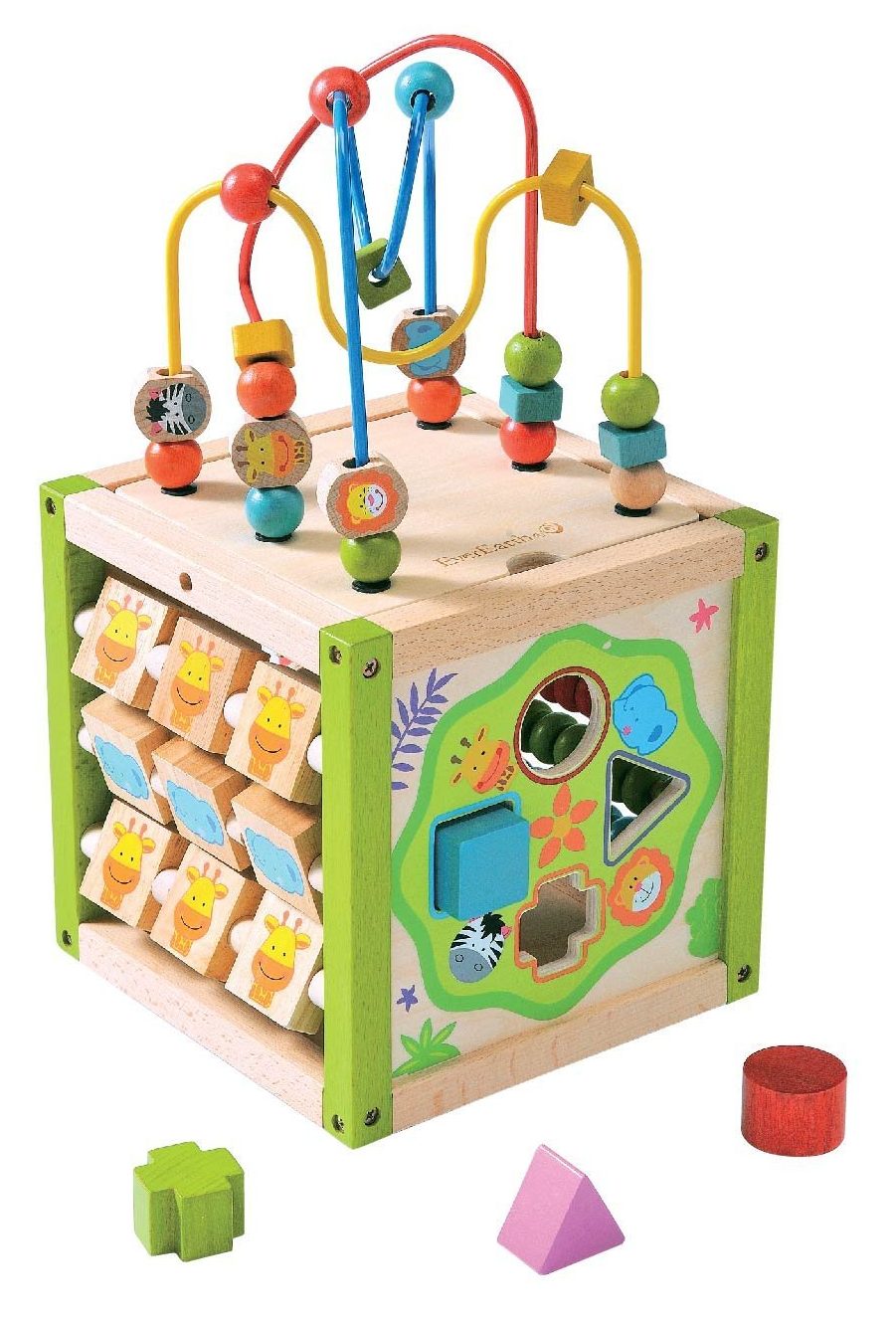 Surplex Motorikwürfel 5-in-1 - Lernspielzeug Ab 12 Monate