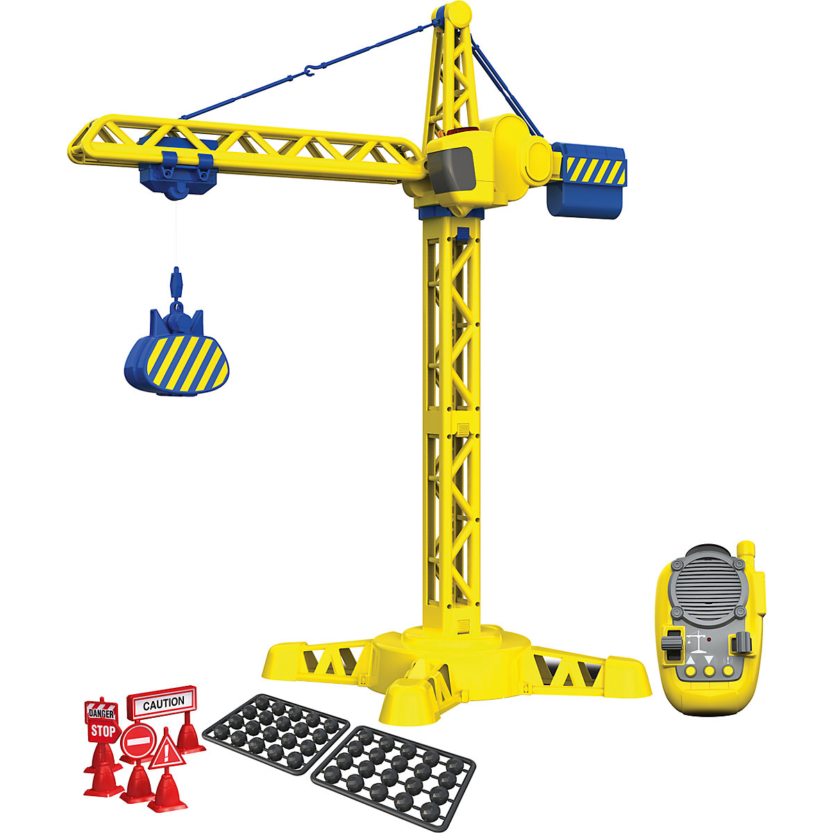 elektrischer Kran mit Fernbedienung Dickie Toys Mega Crane für Kinder ab 3 Ja 