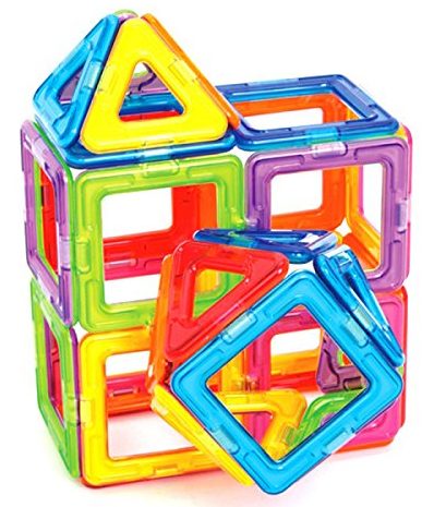 Magnetische Bausteine vorbildliche Spielwaren erleuchten verschiedene Formen 