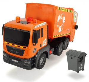 Dickie Toys 203809000 Air Pump Garbage Truck, Müllabfuhr mit Mülltonne im Spielzeug-Müllauto Vergleich